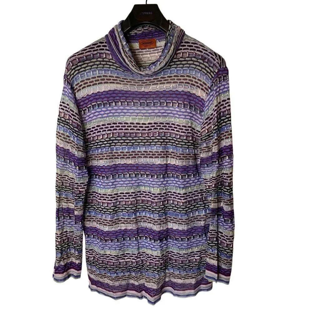 Missoni long sleeve top tunic women's size 44